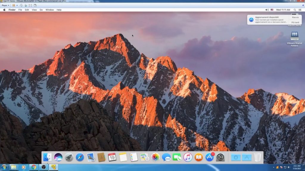 osx support for vmware workstation on mac hardware